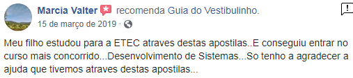 Apostila Do Guia Do Vestibulinho | ETEC, FAETEC, COTUCA, SENAI...