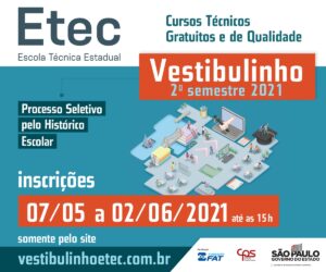 Vestibulinho ETEC 2021/2