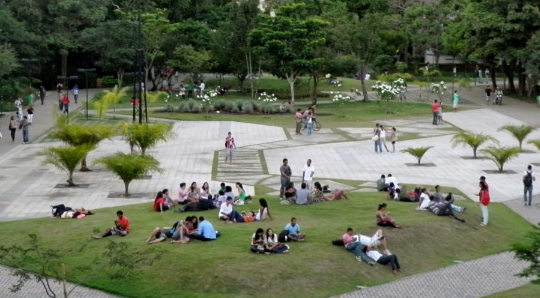 Áreas livres na UFBA