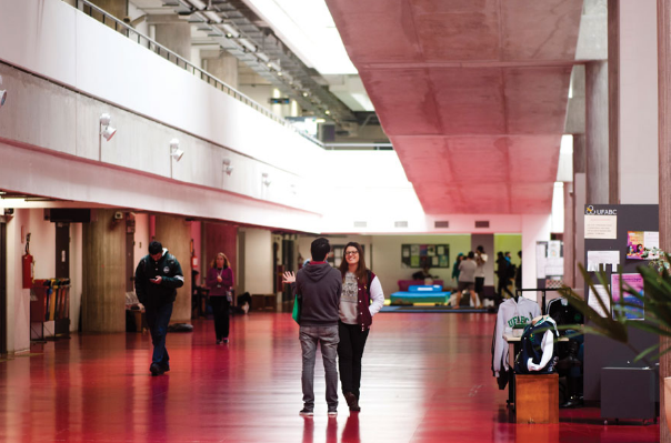 Corredores internos da UFABC